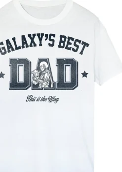 Star Wars Best Dad White T Shirt