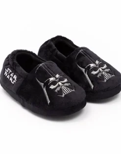 Star Wars Black Darth Vader Kids Slippers (Younger 10-Older 4)