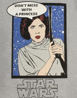 Star Wars Grey Princess Leia T Shirt & Lounge Pants