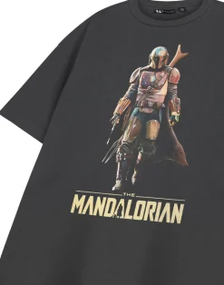 Star Wars Grey The Mandalorian T Shirt