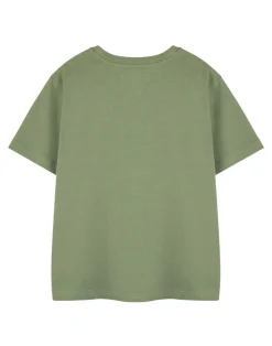 Star Wars Khaki The Mandalorian Grogu Kids T Shirt (3-14 Years)