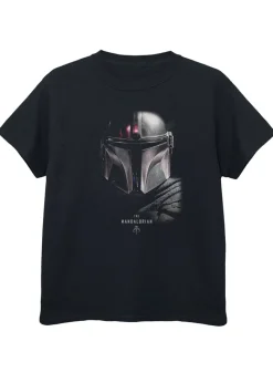 Star Wars Kids Black The Mandalorian Poster Printed T-Shirt (3-13 yrs)