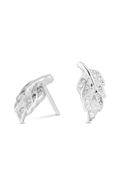 Sterling Silver 925 White Cubic Zirconia Clara Drop Earrings