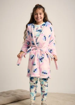 Stitch Girls Fleece Dressing Gown