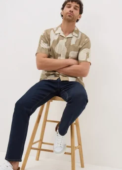 Stone Abstract Short Sleeve Shirt