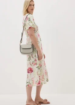 Stone Gold Hardware Cross Body Bag