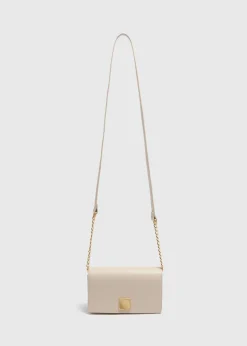 Stone Gold Hardware Cross Body Bag