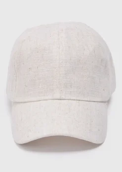 Stone Linen Look Cap