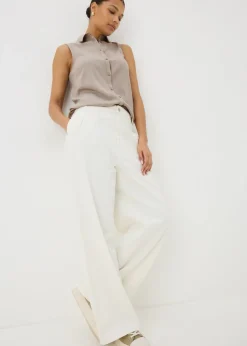 Stone Sleeveless Shirt