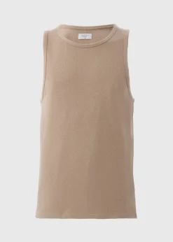 Stone Texture Plain Vest Top