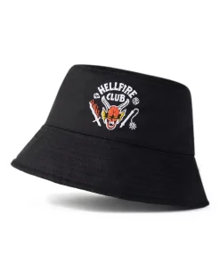 Stranger Things Black Hellfire Club Bucket Hat