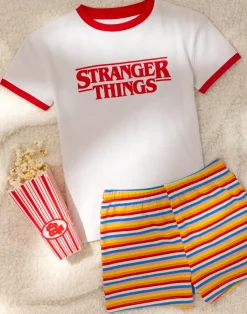 Stranger Things Kids Shortie Multi Pyjamas (7-14 Years)