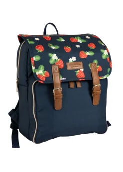 Summerhouse by Navigate Strawberries & Cream 4 Person Filled Picnic Backpack