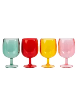 Summerhouse by Navigate Strawberries & Cream Stacking Wine Glass (Set of 4)