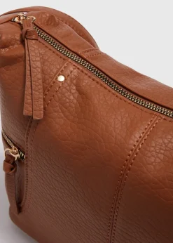 Tan Slouch Cross Body Bag