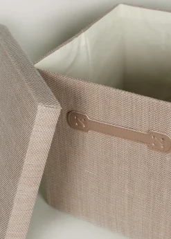 Taupe Foldable Storage Box