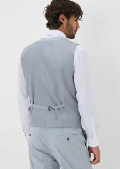 Taylor & Wright Azure Grey Melange Waistcoat