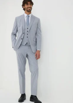 Taylor & Wright Azure Grey Melange Tailored Jacket