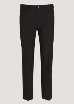 Taylor & Wright Black Slim Fit Formal Trousers
