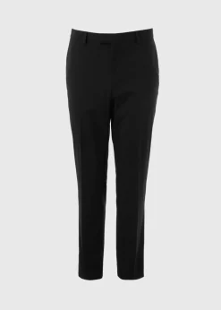 Taylor & Wright Black Tailored Fit Dinner Suit Trousers