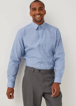 Taylor & Wright Blue Easy Care Regular Fit Shirt