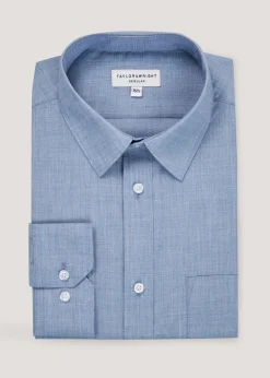 Taylor & Wright Blue Easy Care Regular Fit Shirt