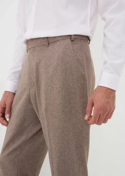 Taylor & Wright Brown Active Waist Trousers