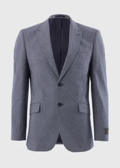 Taylor & Wright Carlo Italian Blue Denim Tailored Suit Jacket