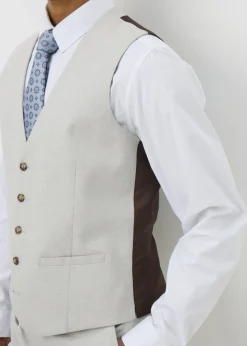 Taylor & Wright Carlo Italian Stone Tailored Waistcoat