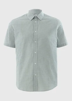 Taylor & Wright Green Check Short Sleeve Shirt