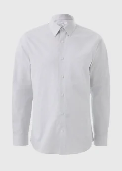 Taylor & Wright Grey Herringbone Regular Fit Shirt