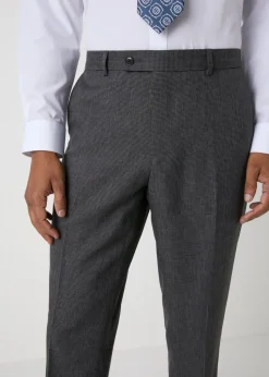 Taylor & Wright Hardwick Charcoal Tailored Fit Trousers