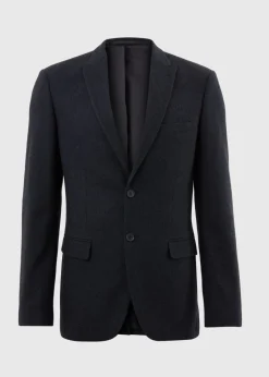Taylor & Wright Highclere Navy Wool Blend Tailored Fit Suit Jacket