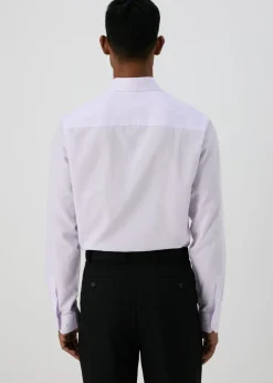 Taylor & Wright Lilac Check Regular Fit Shirt