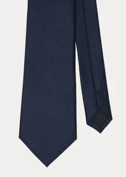 Taylor & Wright Navy Plain Tie