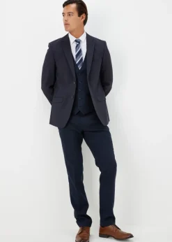 Taylor & Wright Panama Navy Slim Fit Suit Jacket