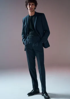 Taylor & Wright Panama Navy Slim Fit Suit Jacket