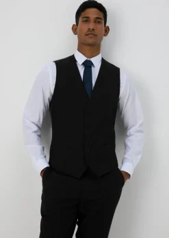 Taylor & Wright Panama Black Suit Waistcoat