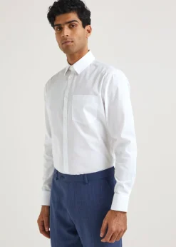 Taylor & Wright White Easy Care Regular Fit Long Sleeve Shirt