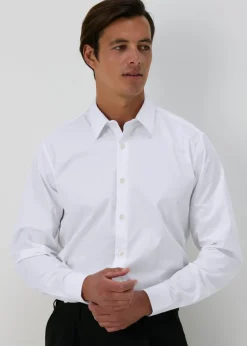 Taylor & Wright White Regular Fit Cotton Shirt