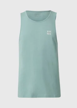 Teal Surf Ringer Vest