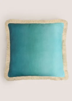 Teal Tie dye Cushion