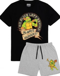 Teenage Mutant Ninja Turtles Grey "Always Hungry" Shortie Pyjamas