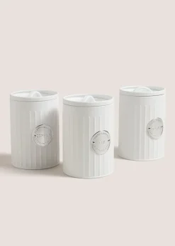 The Kitchen Co White Store Tin