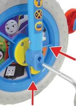 Thomas & Friends Multi Colour 2in1 Training Bike (10inch )