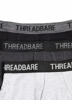 Threadbare Black 10 Pack A-Front Trunks