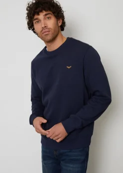 Threadbare Blue 3 Pack Crew Neck Sweatshirts