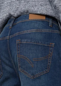 Threadbare Blue Straight Fit Jeans With Stretch