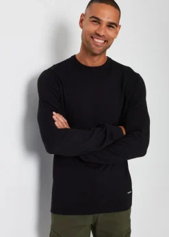 Threadbare Navy  2 Pack Crew Neck Knitted Jumpers