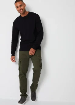 Threadbare Navy  2 Pack Crew Neck Knitted Jumpers